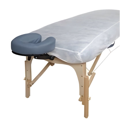 Polyguardz Disposable Fitted Bed Sheets 74" x 32" - 100 Count Pack